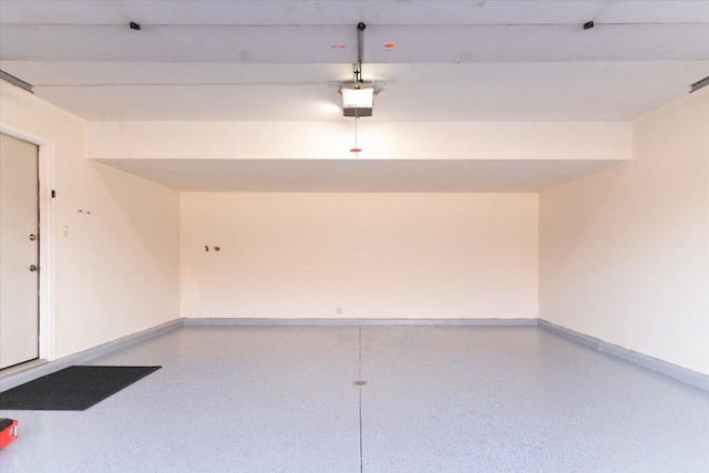 18014 Idaho Ct, Orland Park, IL 60462 - garage featuring baseboards and a garage door opener