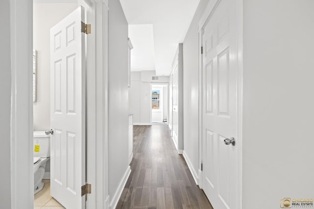 1336 Euclid Ave, Berwyn, IL 60402 - hallway featuring wood finished floors and baseboards
