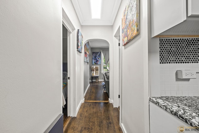 1336 Euclid Ave, Berwyn, IL 60402 - corridor featuring dark wood finished floors and arched walkways