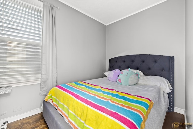 1336 Euclid Ave, Berwyn, IL 60402 - bedroom with crown molding and wood finished floors