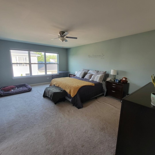1506 Saddle Run Ln, Beecher, IL 60401 - bedroom with carpet floors and ceiling fan