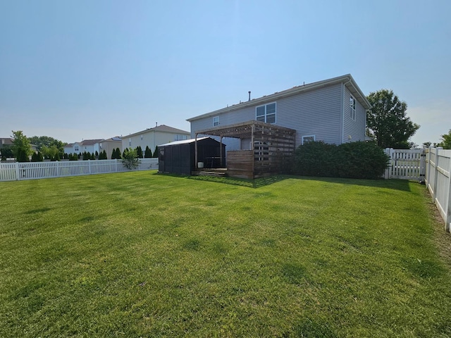 1506 Saddle Run Ln, Beecher, IL 60401 - back of house with a fenced backyard
