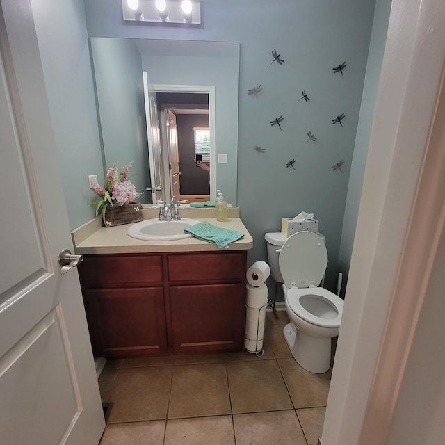 1506 Saddle Run Ln, Beecher, IL 60401 - half bath featuring vanity and tile patterned flooring