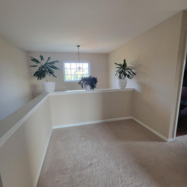 1506 Saddle Run Ln, Beecher, IL 60401 - corridor with carpet floors and baseboards