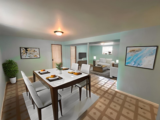 1824 Endicott Cir, Carpentersville, IL 60110 - dining area featuring light flooring and baseboards