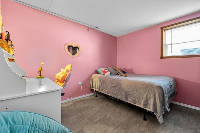 1824 Endicott Cir, Carpentersville, IL 60110 - bedroom with baseboards and wood finished floors