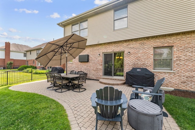 1215 Pendleton Dr, Lemont, IL 60439 - view of patio / terrace with grilling area