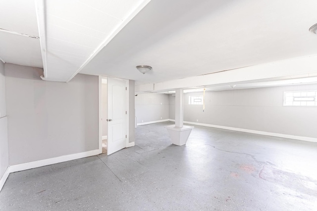 58 W 118th St, Chicago, IL 60628 - basement featuring baseboards