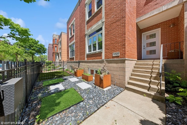 3125 S Giles Ave, Chicago, IL 60616 - doorway to property with brick siding