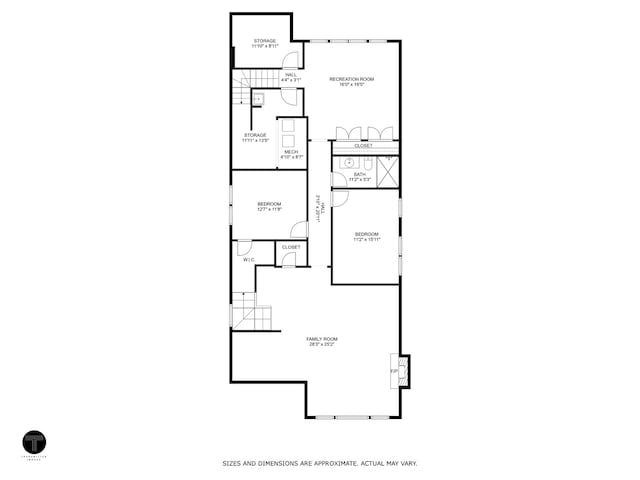 2632 N Talman Ave, Chicago, IL 60647 - view of floor plan / room layout