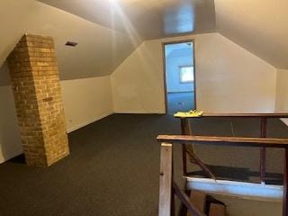 401 23rd Ave, Bellwood, IL 60104 - additional living space featuring vaulted ceiling and carpet