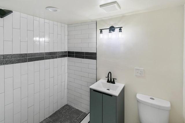 15224 Oak St, Dolton, IL 60419 - full bath with vanity and a tile shower