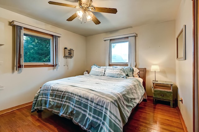 7010 W 72nd St, Chicago, IL 60638 - bedroom featuring wood finished floors and ceiling fan
