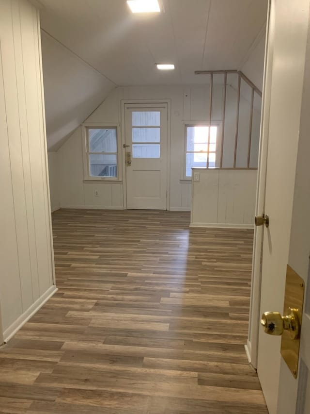 3255 N Kenneth Ave, Chicago, IL 60641 - additional living space featuring wood finished floors and vaulted ceiling