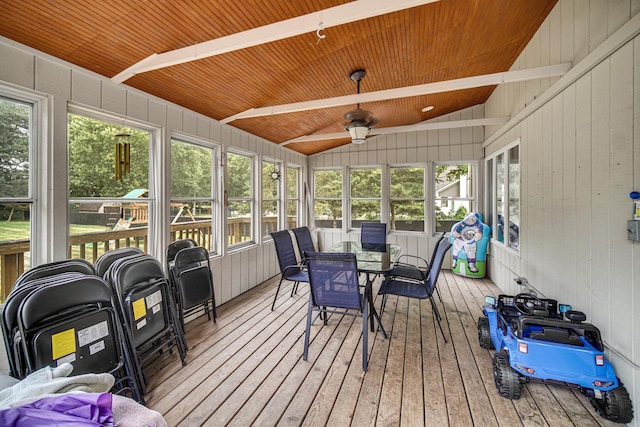 13460 185th St, Mokena, IL 60448 - sunroom with ceiling fan and outdoor dining space