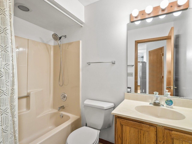 4176 Tumbleweed Trl Unit 0, Loves Park, IL 61111 - full bathroom with shower / tub combo with curtain and vanity