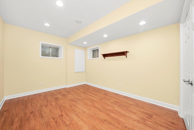 6443 Davane Ct, Downers Grove, IL 60516 - empty room featuring light wood-type flooring and recessed lighting