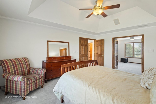 3250 Platte Trl, Olympia Fields, IL 60461 - bedroom with carpet floors and ceiling fan
