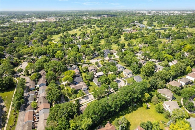 1519 Wedgefield Cir, Naperville, IL 60563 - aerial view of property and surrounding area with nearby suburban area