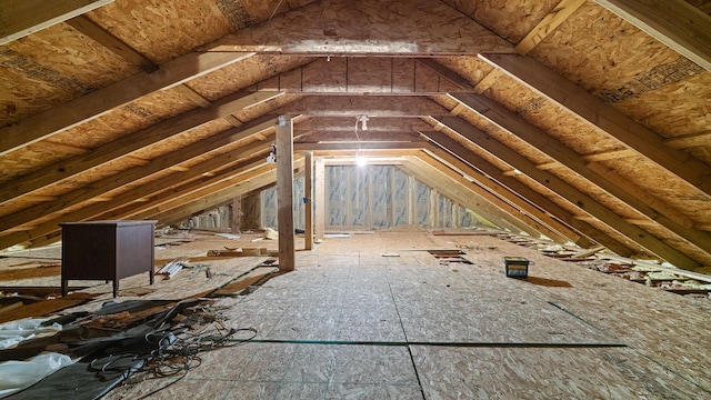 8033 S Pine St, Dixon, IL 61021 - view of unfinished attic