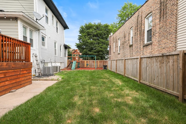3330 E Ave, Berwyn, IL 60402 - fenced backyard featuring a playground