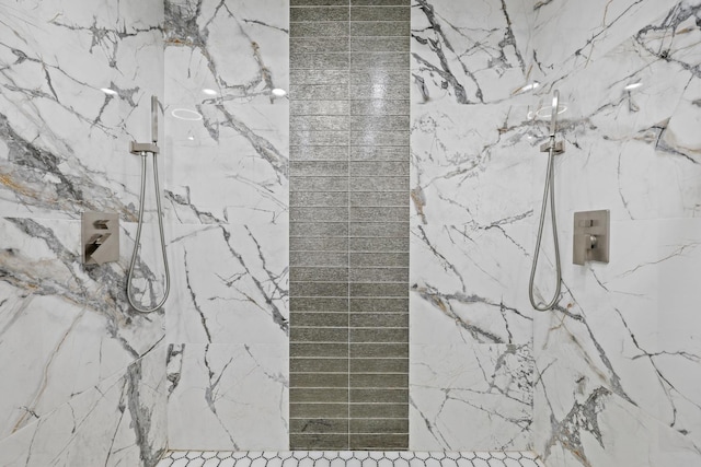 3330 E Ave, Berwyn, IL 60402 - detailed view of a marble finish shower