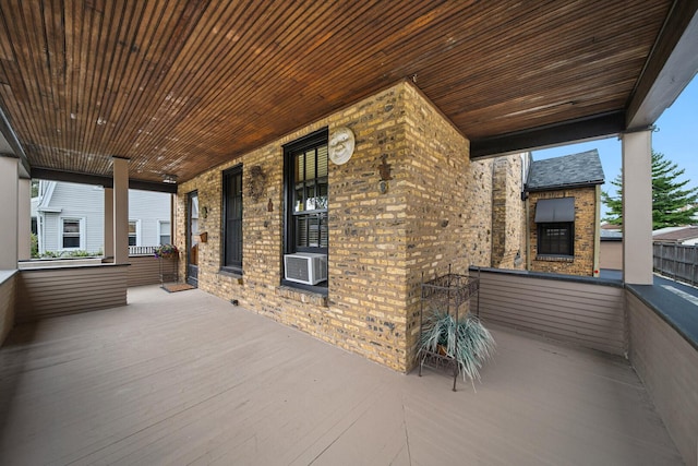 7246 N Oleander Ave, Chicago, IL 60631 - wooden porch featuring cooling unit