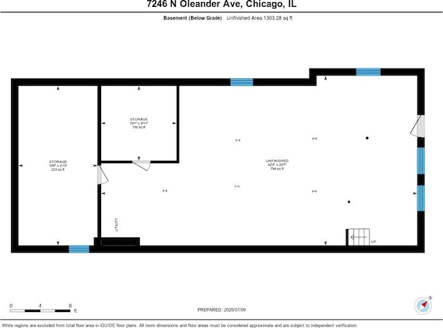 7246 N Oleander Ave, Chicago, IL 60631 - view of room layout
