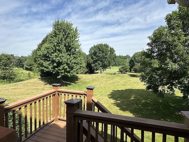 2017 Mallard Ln, Woodstock, IL 60098 - deck with a yard