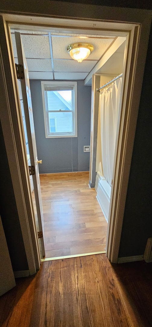 24 Mulberry St, Savanna, IL 61074 - hallway with wood finished floors