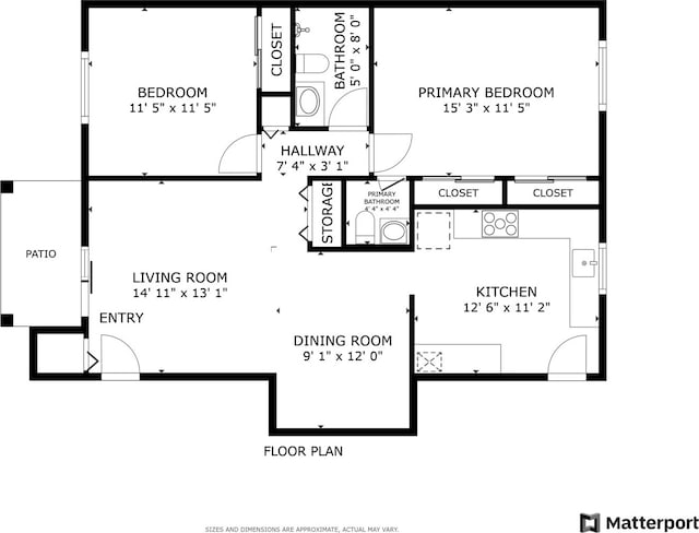 2215 Nichols Rd Unit B, Arlington Heights, IL 60004 - view of floor plan / room layout