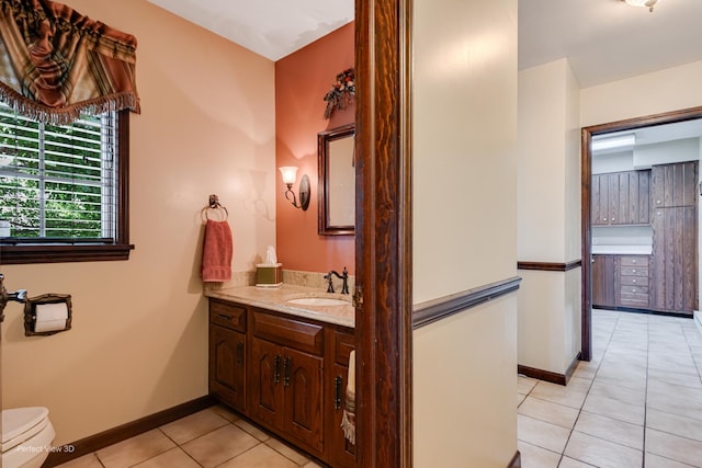10766 E 7000n Rd, Grant Park, IL 60940 - bathroom featuring tile patterned flooring and vanity