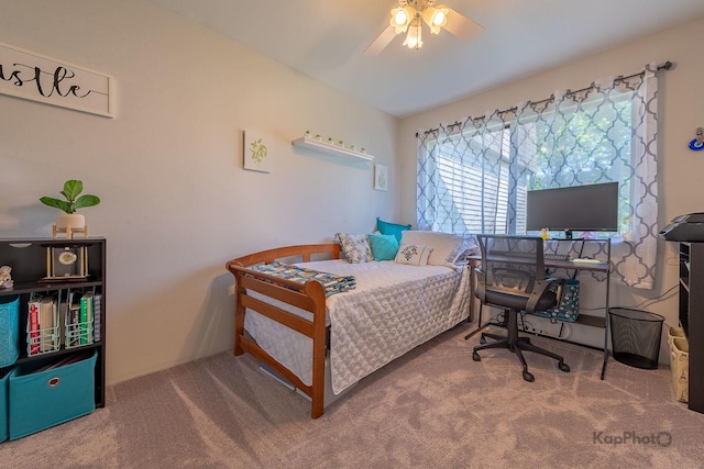 29W400 Thornwood Ln, Warrenville, IL 60555 - carpeted bedroom with ceiling fan