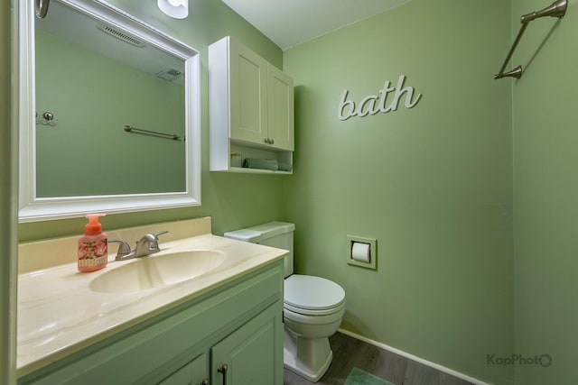 29W400 Thornwood Ln, Warrenville, IL 60555 - half bathroom featuring wood finished floors and vanity