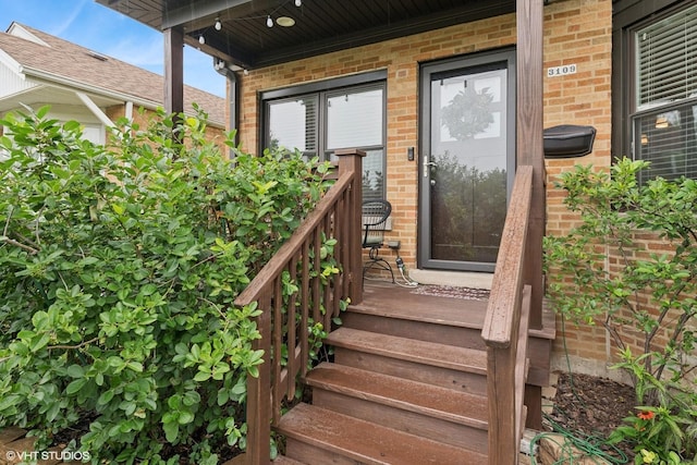 3109 N Oketo Ave, Chicago, IL 60707 - view of exterior entry with brick siding and covered porch