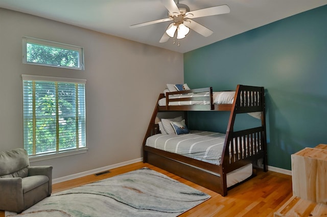 930 Candlewick Dr NE, Poplar Grove, IL 61065 - bedroom featuring wood finished floors and a ceiling fan