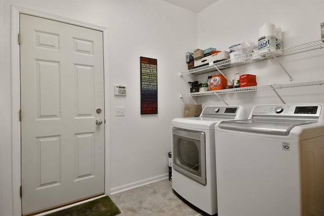 930 Candlewick Dr NE, Poplar Grove, IL 61065 - washroom featuring separate washer and dryer and baseboards
