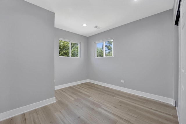 27W180 Cooley Ave, Winfield, IL 60190 - spare room with light wood-style floors and recessed lighting