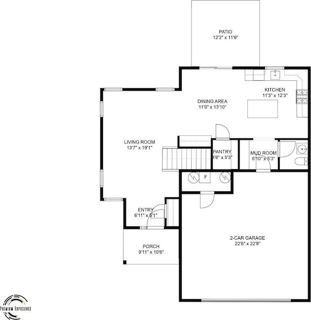 3938 Summer Sage Ct, Champaign, IL 61822 - view of floor plan / room layout