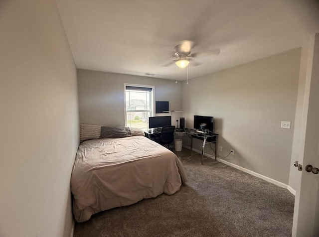 3938 Summer Sage Ct, Champaign, IL 61822 - bedroom featuring carpet floors and a ceiling fan