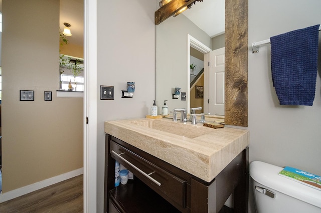 610 N Red Deer Rd, Round Lake, IL 60073 - bathroom featuring vanity and wood finished floors