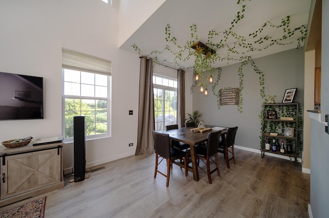 610 N Red Deer Rd, Round Lake, IL 60073 - dining area featuring light wood-style flooring