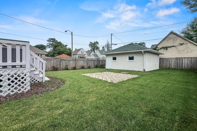 619 N 4th Ave, Maywood, IL 60153 - fenced backyard featuring a patio