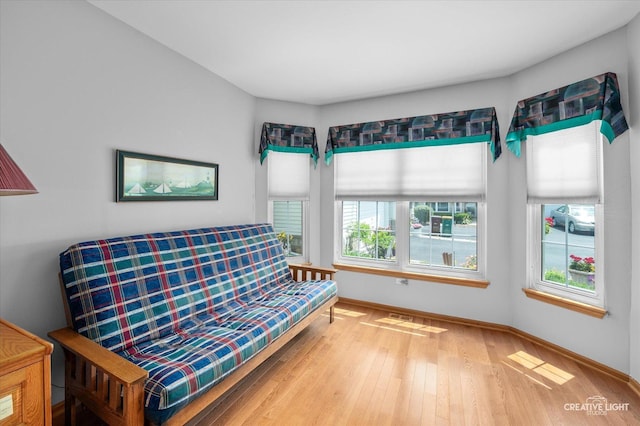 21610 W Empress Ln, Plainfield, IL 60544 - sitting room with baseboards and wood finished floors
