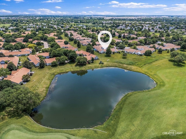 21610 W Empress Ln, Plainfield, IL 60544 - aerial view of residential area with a nearby body of water and a local golf course