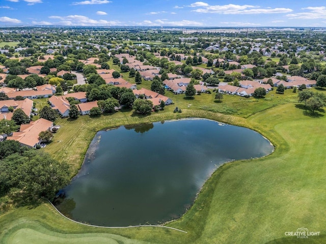 21610 W Empress Ln, Plainfield, IL 60544 - aerial overview of property's location featuring a large body of water, nearby suburban area, and a golf club