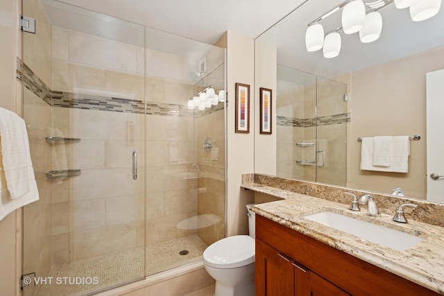 1250 N Dearborn St Unit 11C, Chicago, IL 60610 - bathroom featuring vanity and a shower stall