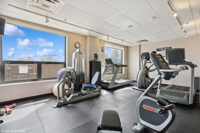 1250 N Dearborn St Unit 11C, Chicago, IL 60610 - gym with track lighting