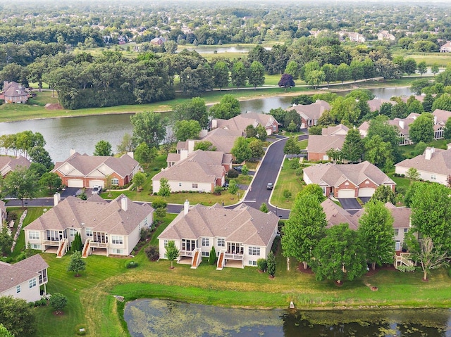 4100 Coyote Lakes Cir, Lake In The Hills, IL 60156 - aerial perspective of suburban area featuring a large body of water