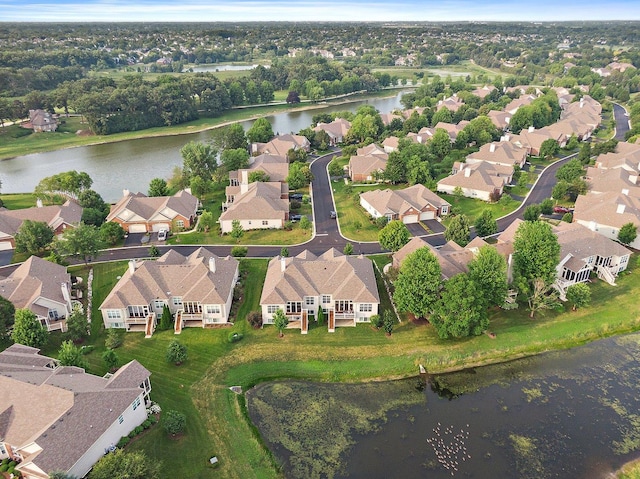 4100 Coyote Lakes Cir, Lake In The Hills, IL 60156 - aerial view of property's location featuring nearby suburban area and a large body of water